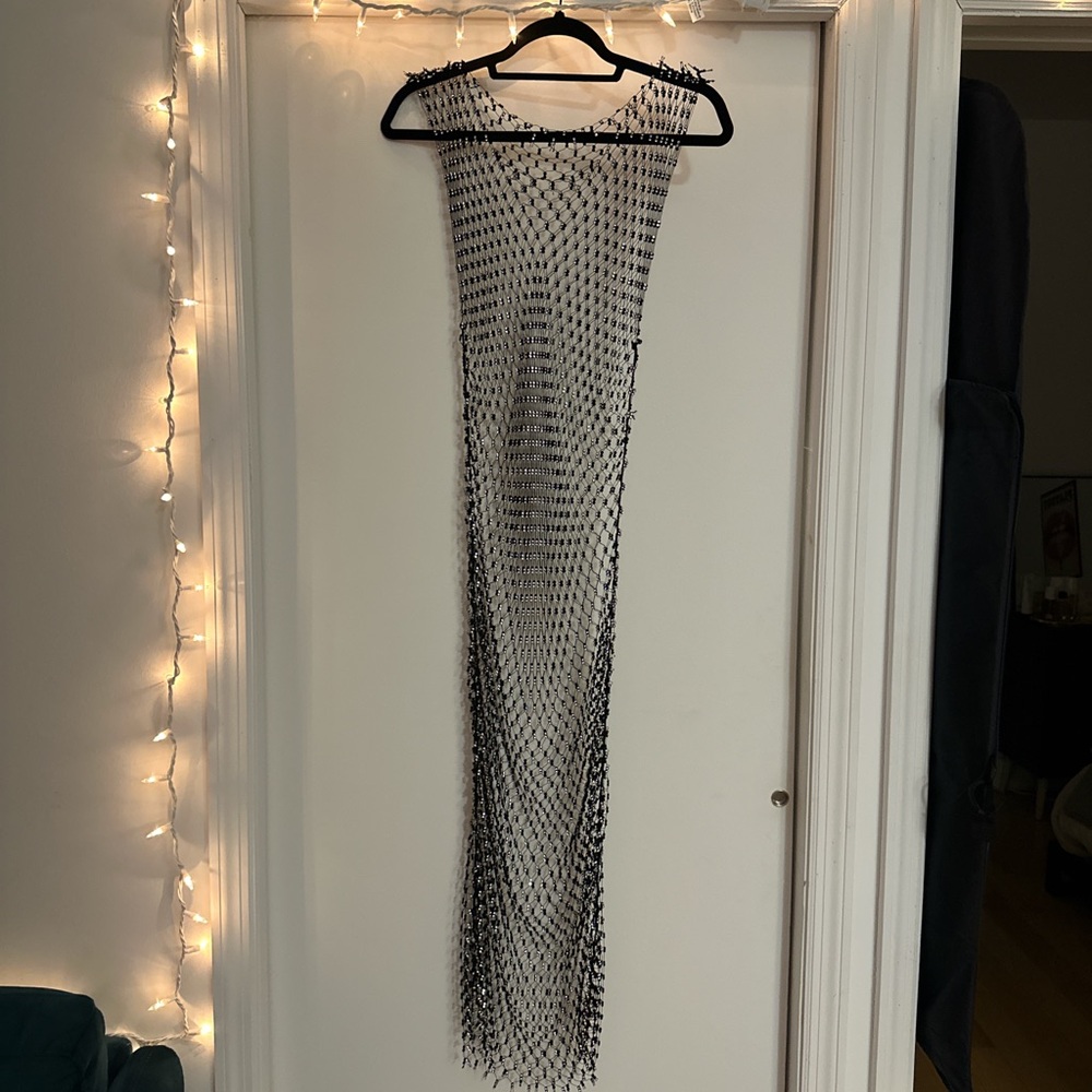 Dana Foley NYC rhinestone dress
